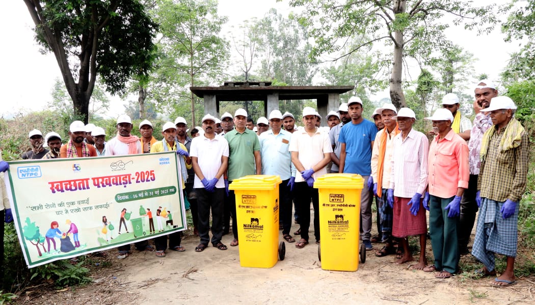 स्वच्छता पखवाड़ा 2025 के तहत चारपारा कोहडिया के मुक्तिधाम में सफाई अभियान आयोजित….